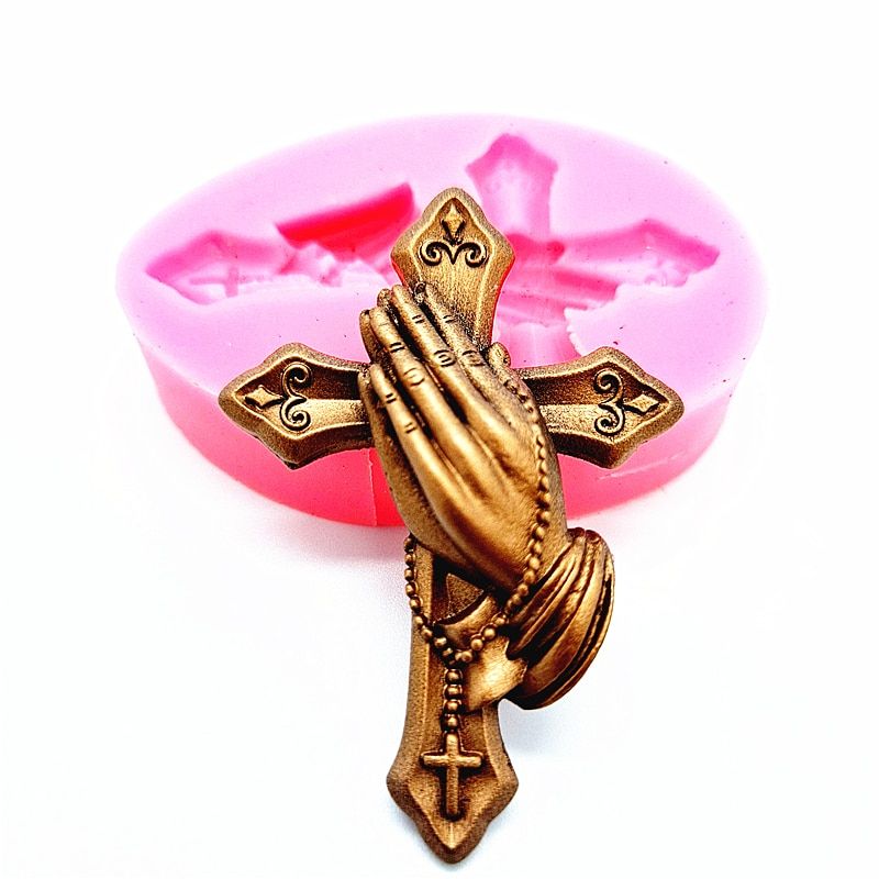 Cross Silicone Mold Resin Plaster Candle Concrete Crystal