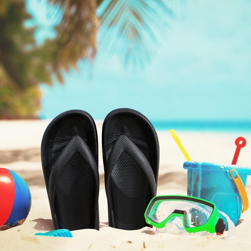 Fashion Summer Men Slippers Beach Flip-Flops Thick Platform Sandals Comfortable Male Casual Shoes Bath Non-Slip Man Flip Flops