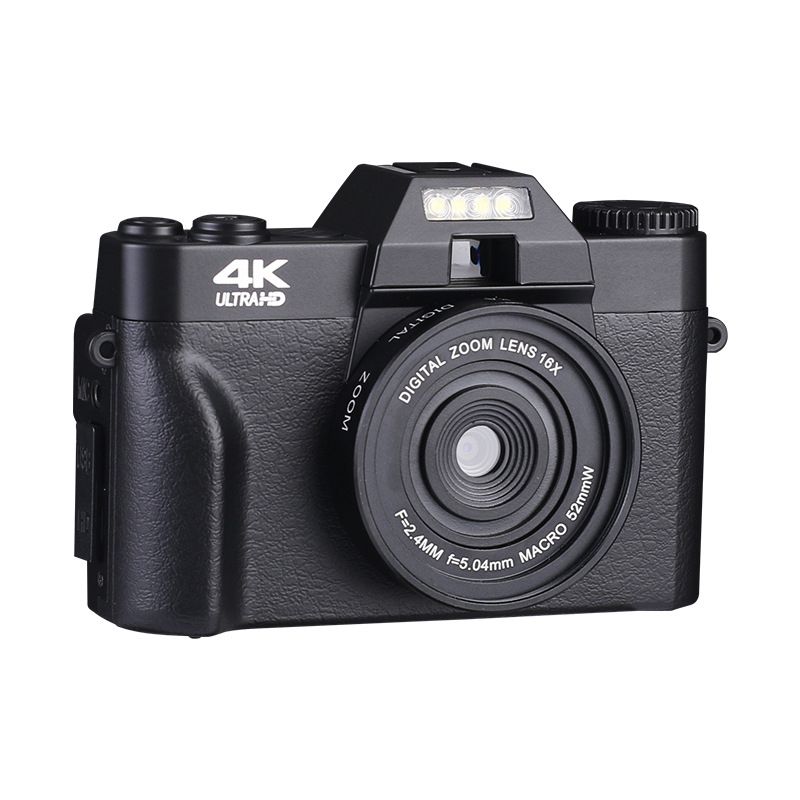 WIth 128GB TF Card-3.0 Flip Screen 16X Digital Zoom WIFI 4K Camcorder For Bloing YouTube Vloing
