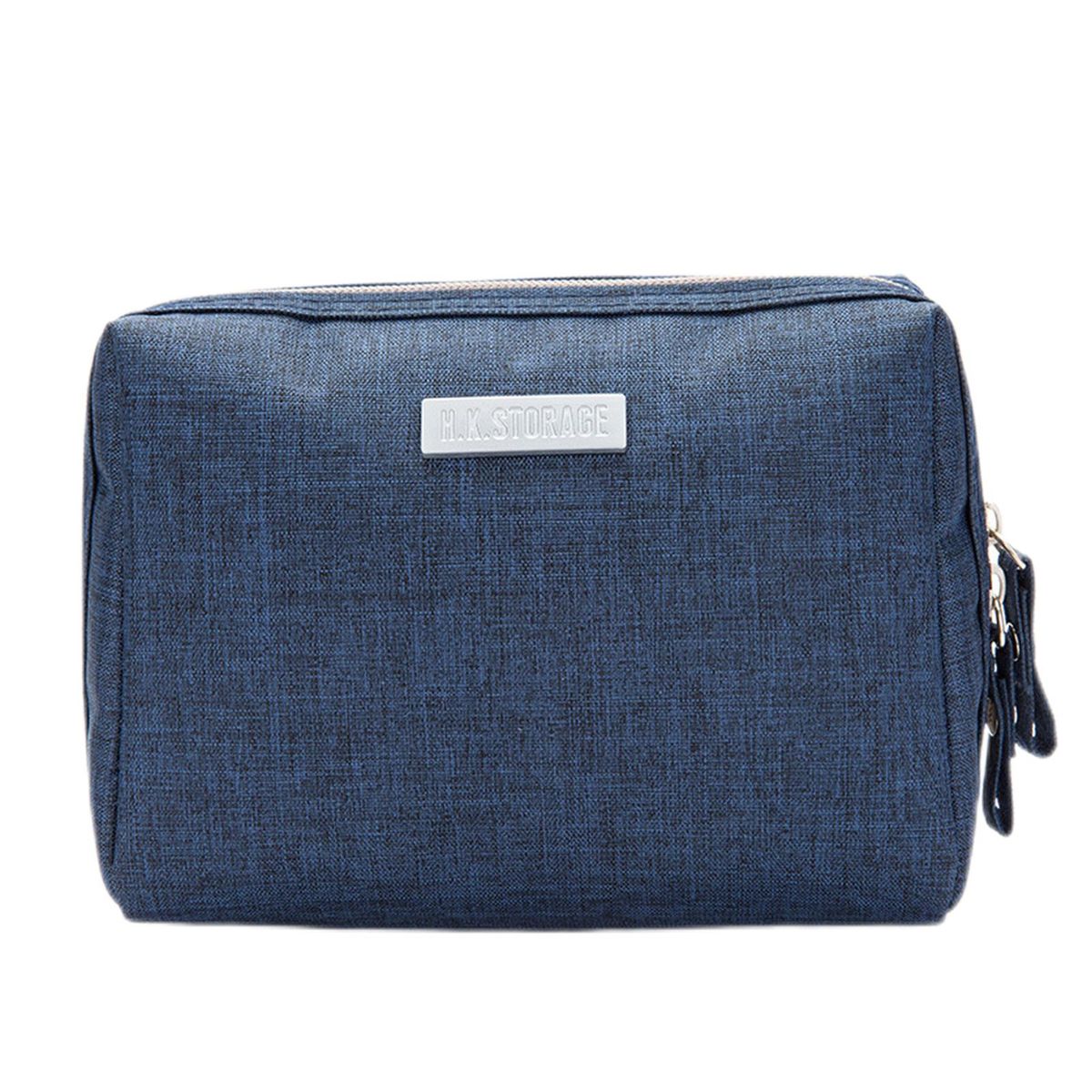 Cosmetic Bag Facial Skincare Body Care Toiletry Bag Navy Blue