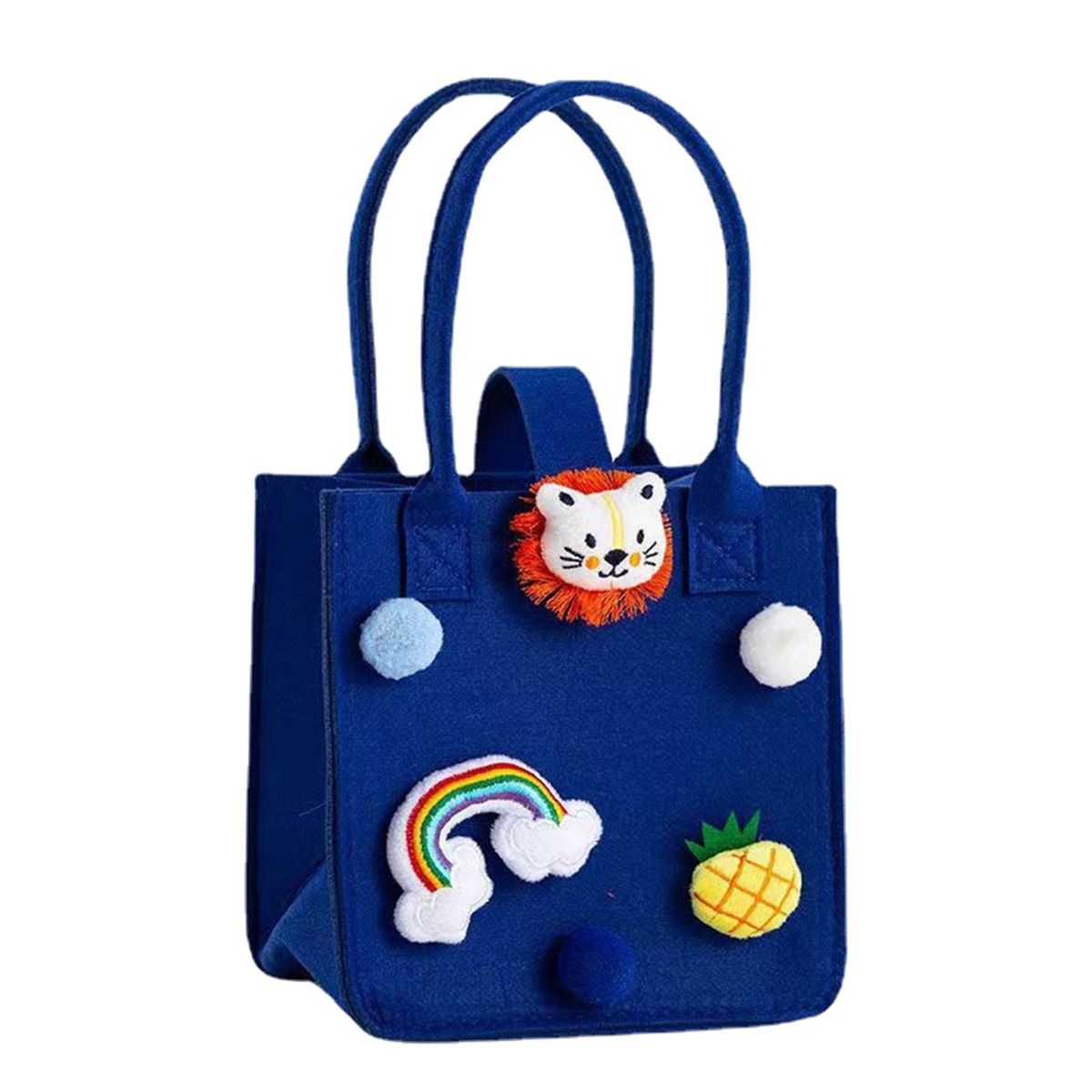 Felt Bag Baby Shower Accompanying Gift Packing Handbag Blue