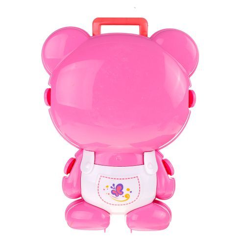 Kids Pretending Doctor's Playing Set Case Education Kit Boys Girls Toy Pink Kitty