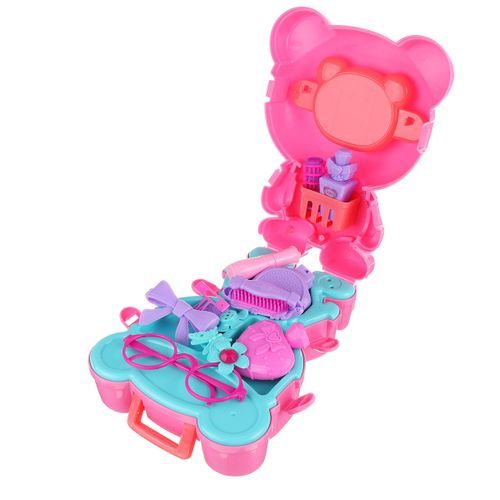 Kids Pretending Doctor's Playing Set Case Education Kit Boys Girls Toy Pink Kitty
