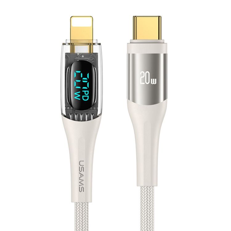 Type-C To 8 Pin Fast Charge Data Cable, Cable Length:1.2m