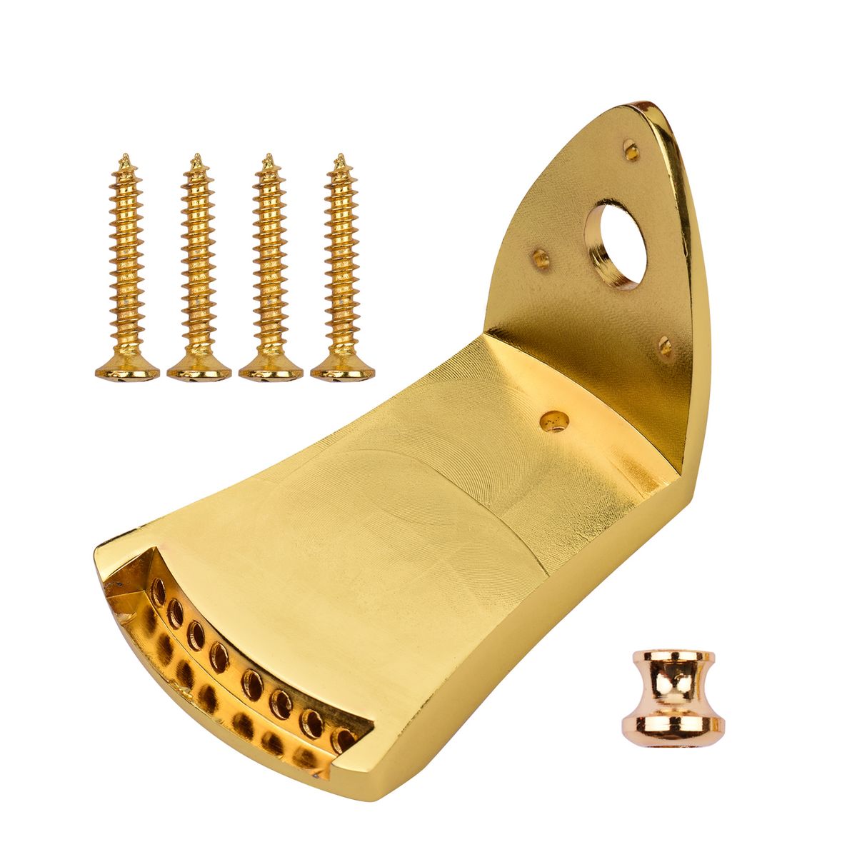 Metal Mandolin Bridge Tailpiece With Screws Endpin For