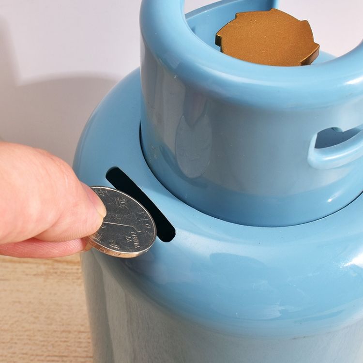 Simulated Gas Tank Coin Money Saving Storage Box