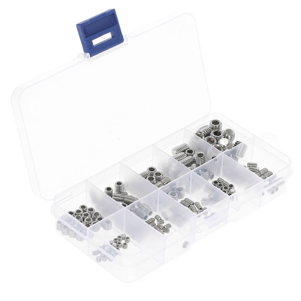 200pcs Stainless Steel Socket Screws Allen Head Socket Hex
