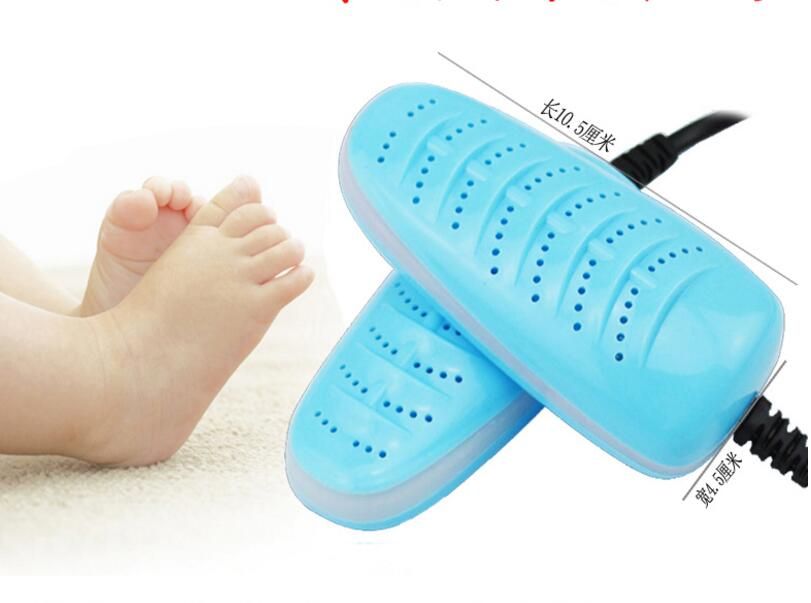 220V 14W Europe Lovely Electric Shoe Dryer For Baby Kids Shoes Heating Device With Purle Lamp For Wet Rainy Day