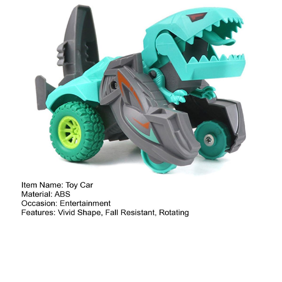 Baby Car Toy Cartoon Dinosaur Toy Green