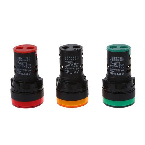 Red, Yellow-green Light Lamp 22 Mm LED Pilot Display Panel