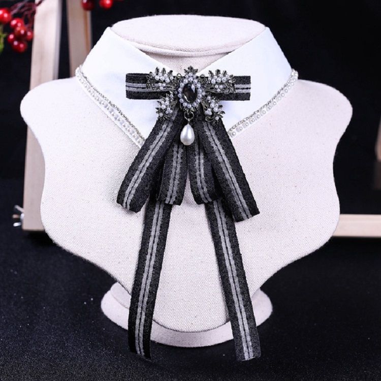 Women Bow-knot Long Bow Tie