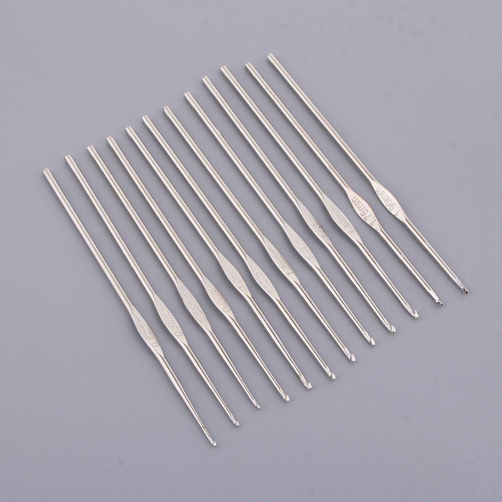 22 Piece Crochet Hook Set Handle With Soft Handles Knitting Needles
