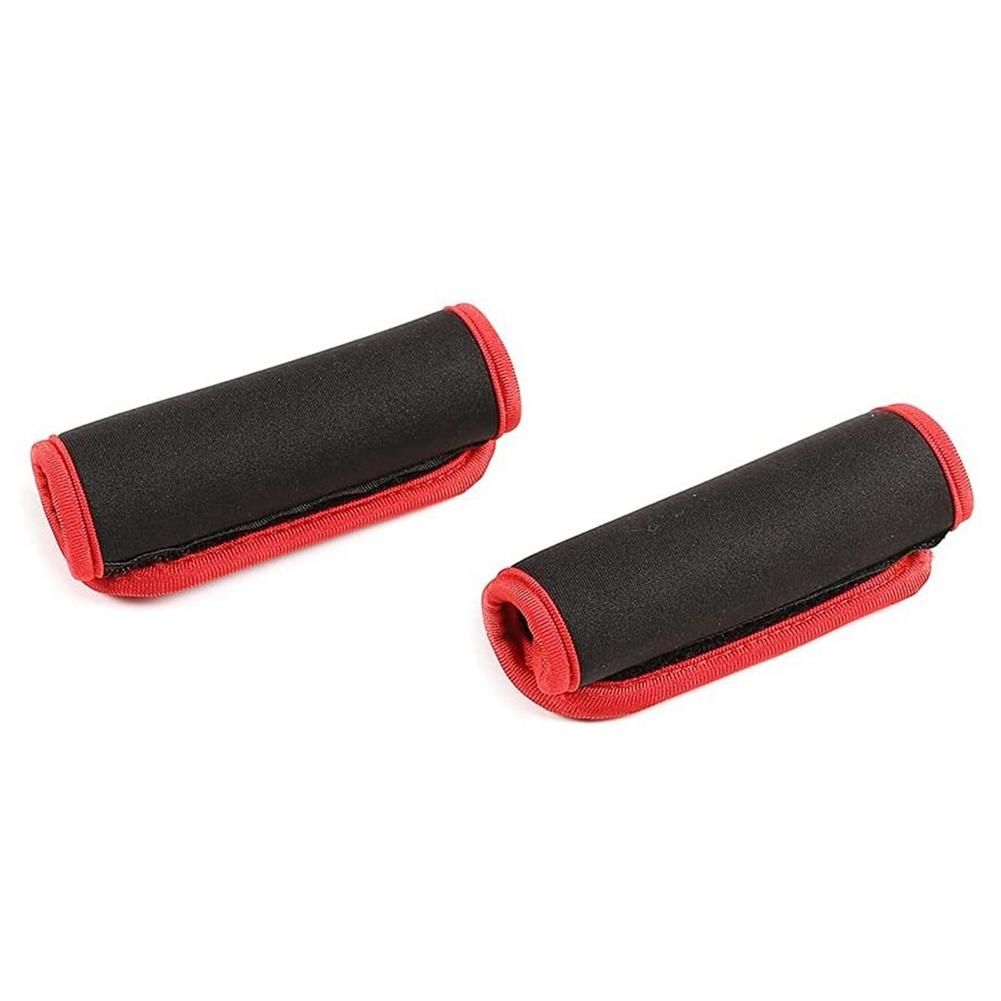 2PCS for Ford Ranger 2015-2021 Car Cloth Roof A-Pillar Handle Protection Cover Soft Pull Gloves Interior Accessories