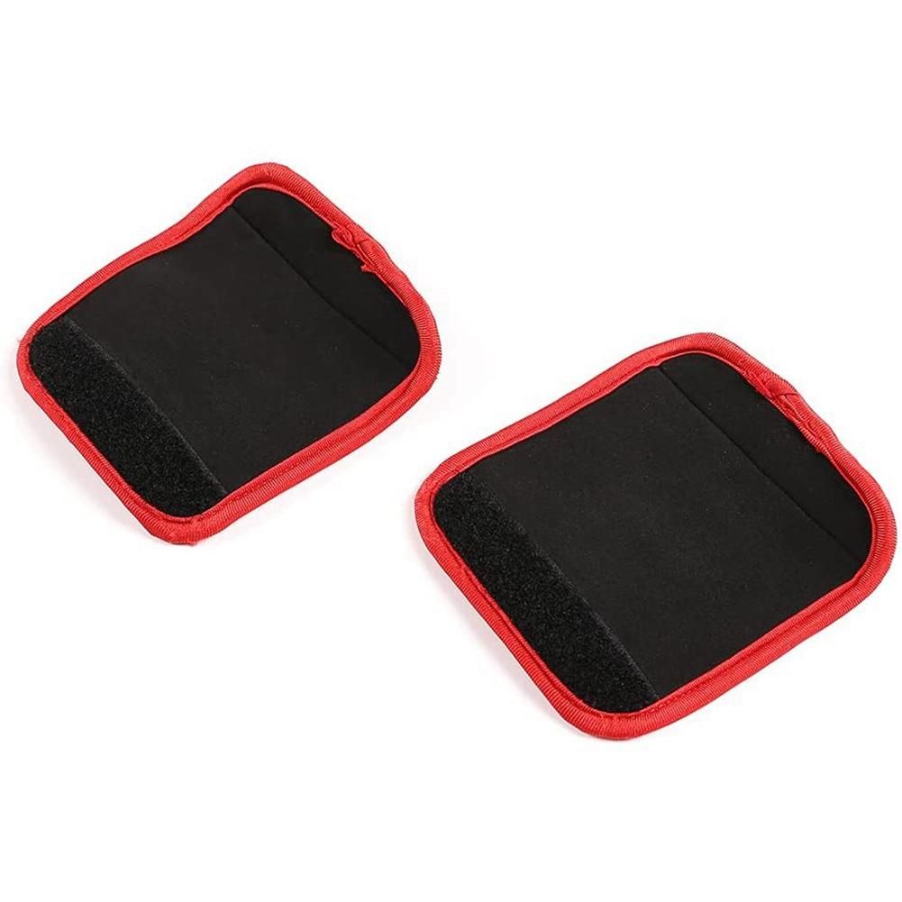 2PCS for Ford Ranger 2015-2021 Car Cloth Roof A-Pillar Handle Protection Cover Soft Pull Gloves Interior Accessories