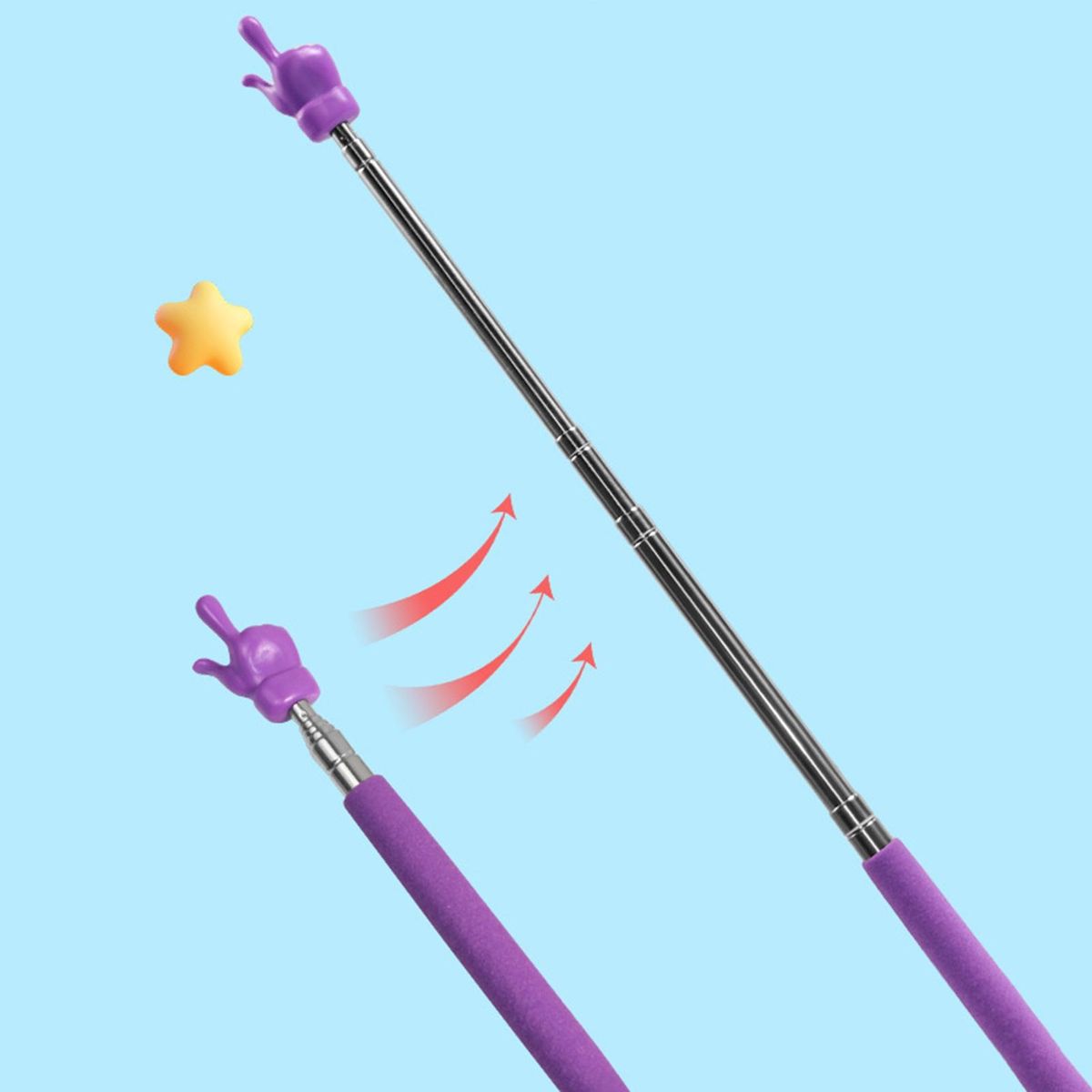 4Pcs Classroom Pointers Telescopic Teachers Pointer Sticks A