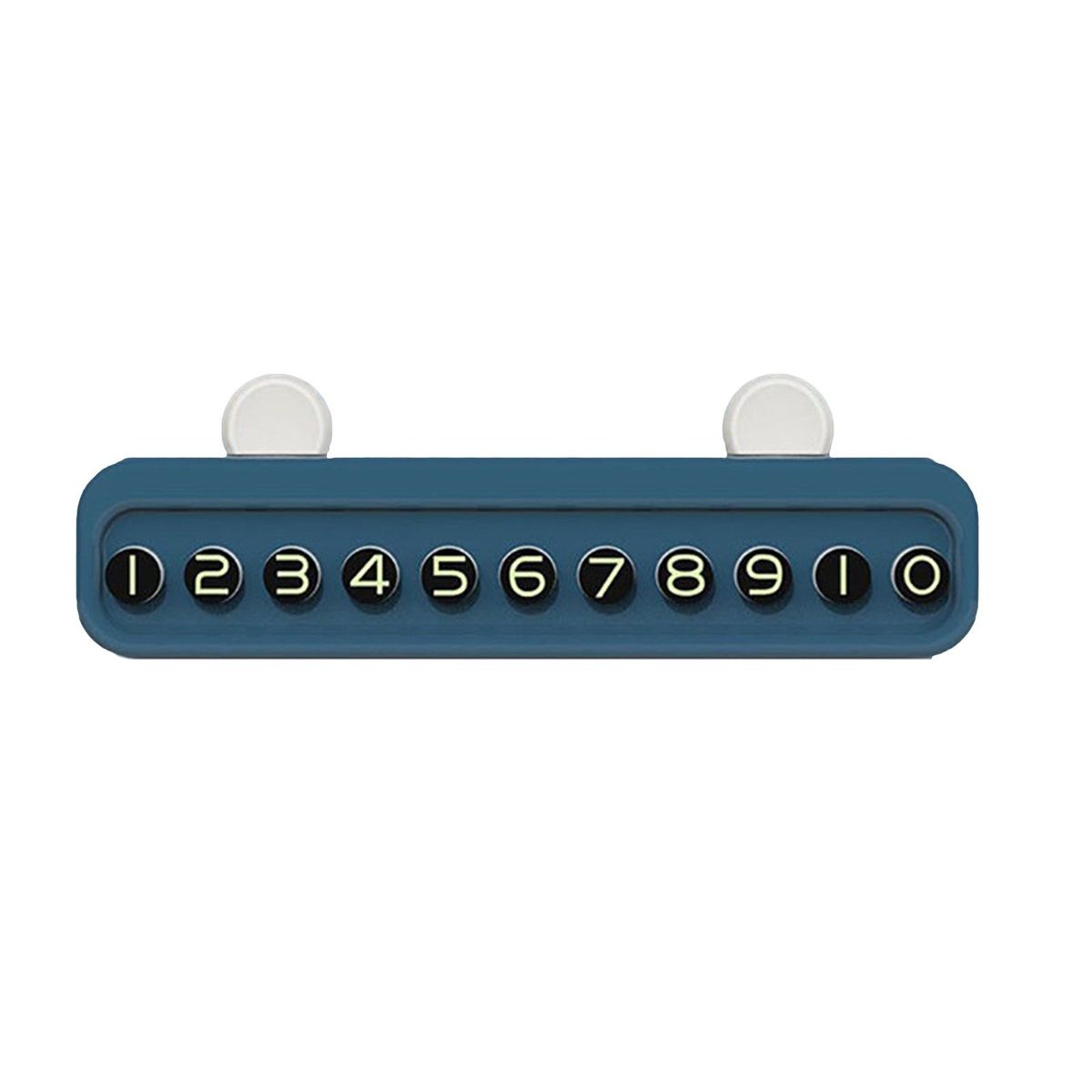 Phone Number Plate Phone Number Plate Car Interior Decoration Dark Blue