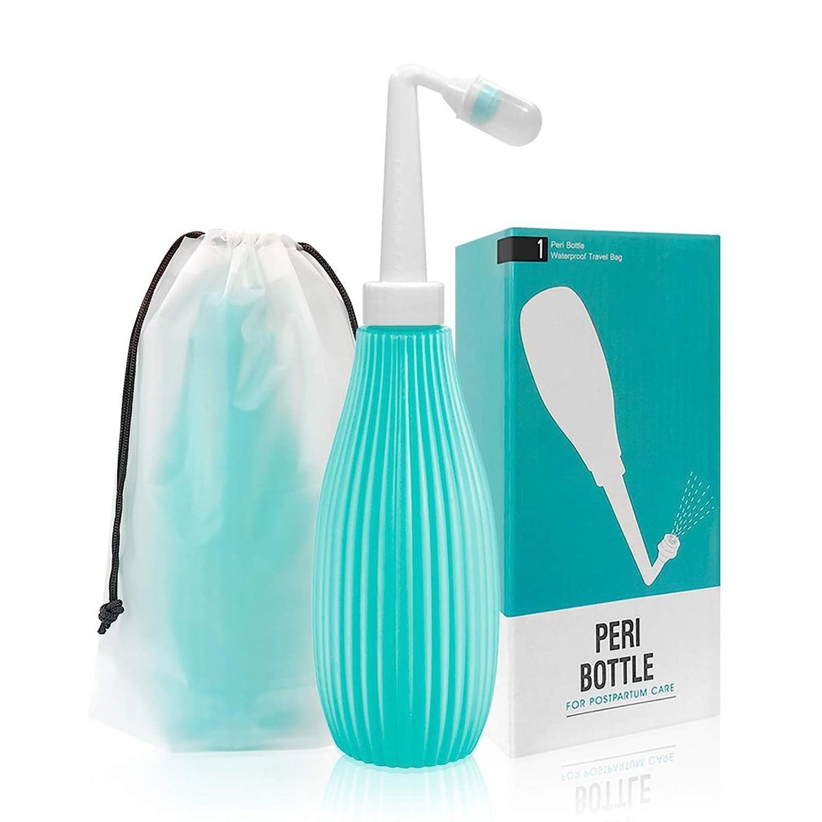 Peri Bottle for Perineal Care-Baby Travel Bathing kit, upside down peri bottle