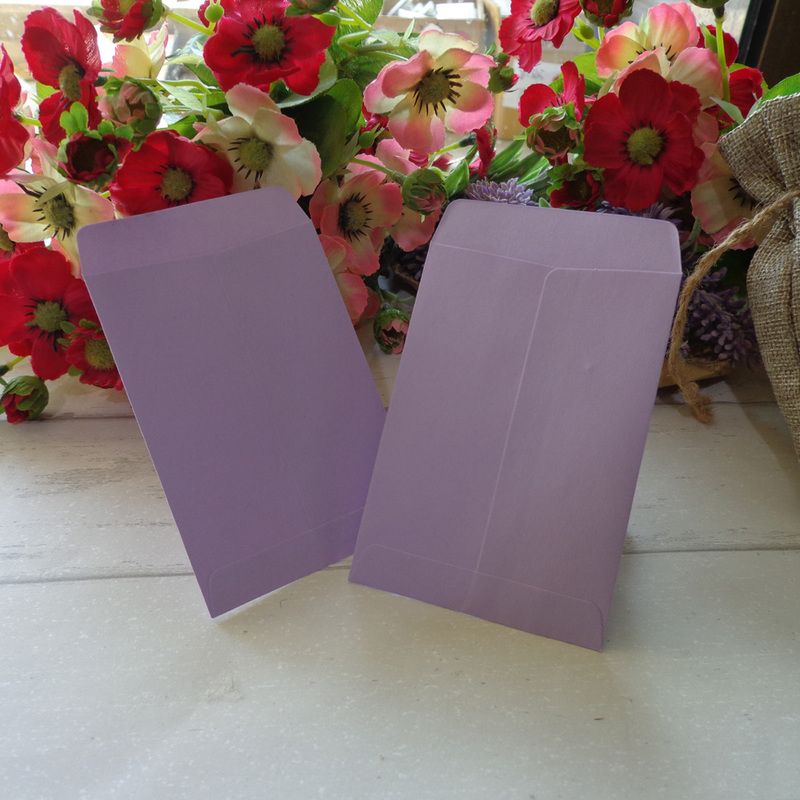 20pcs Lightpurple Retro Blank Paper Envelopes Invi