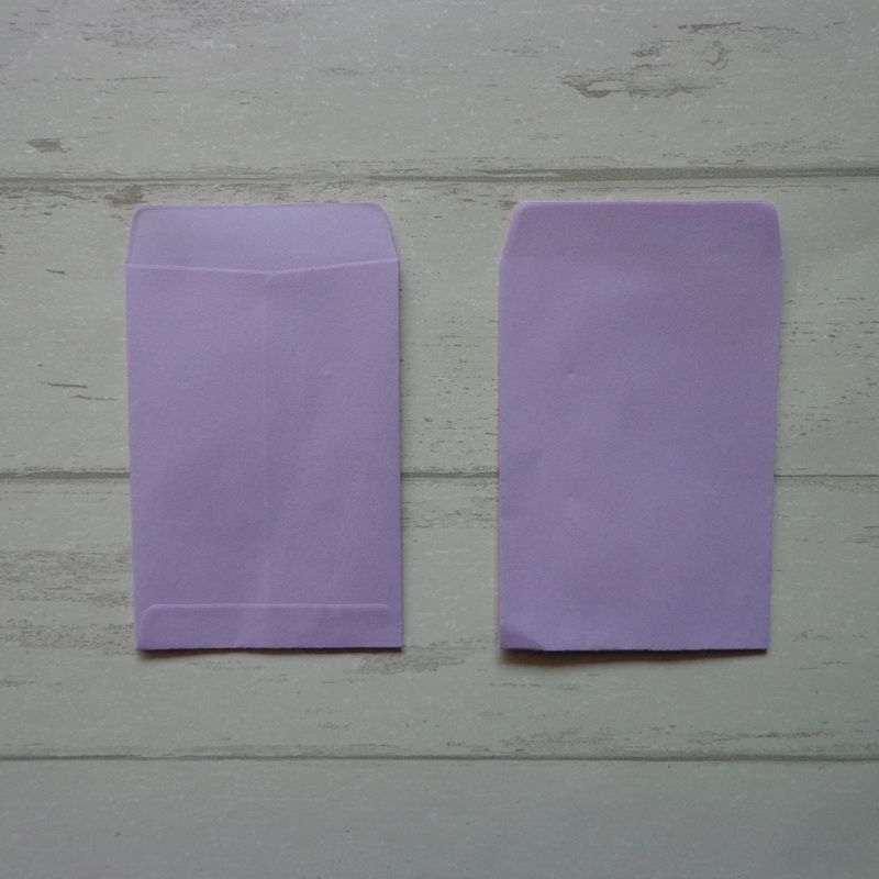 20pcs Lightpurple Retro Blank Paper Envelopes Invi