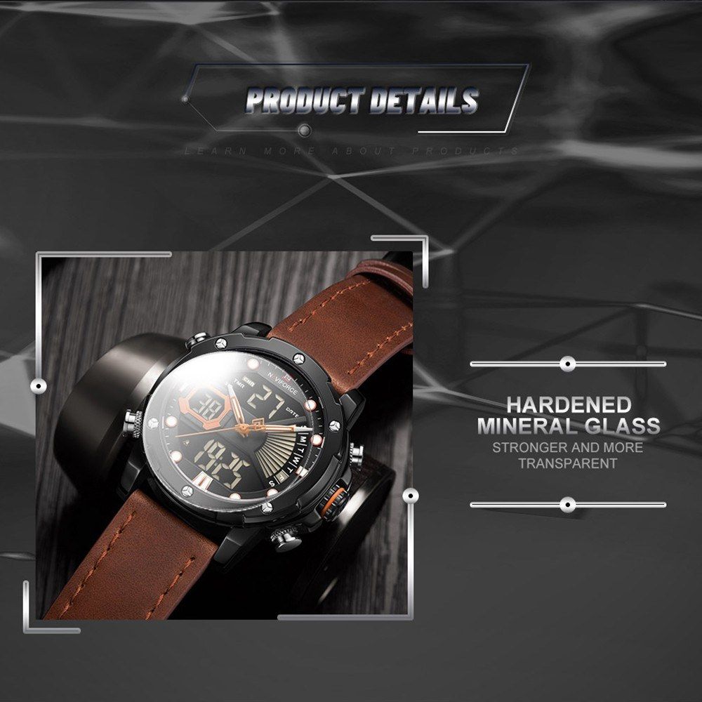 Men Watch Business Multifuntional Waterproof Watches Quartz