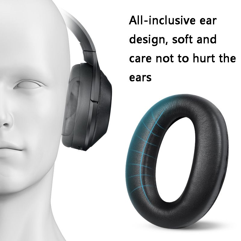 2 PCS Earmuffs For Sony 1000XM4 With Snap