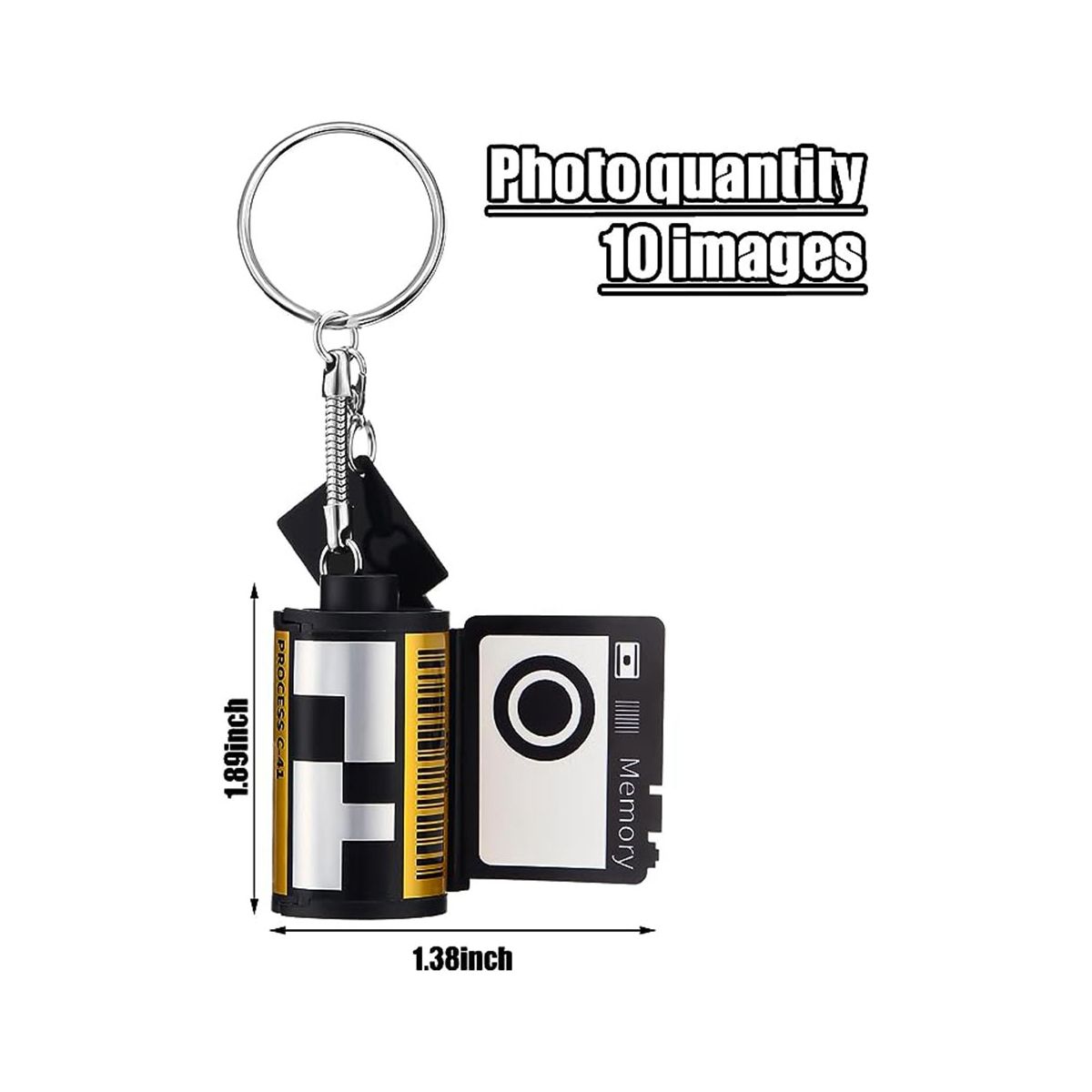 6Pcs Sublimation Camera Film Roll Keychain with Photo Album Picture Custom Keychain Women Memory Birthday Scroll Gift