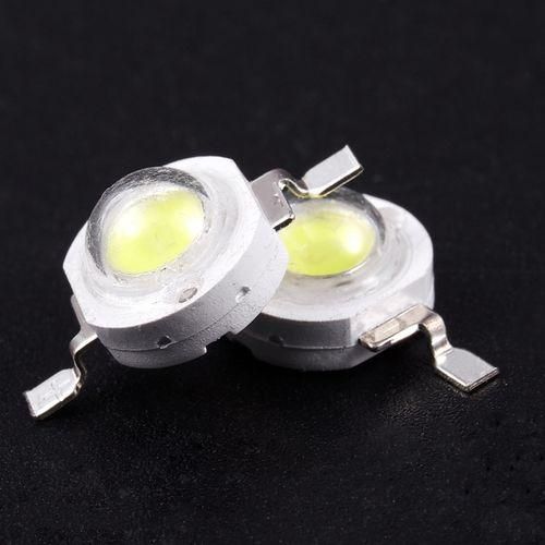 20 Pcs High Power 2 Pin 3W White LED Bead Emitters