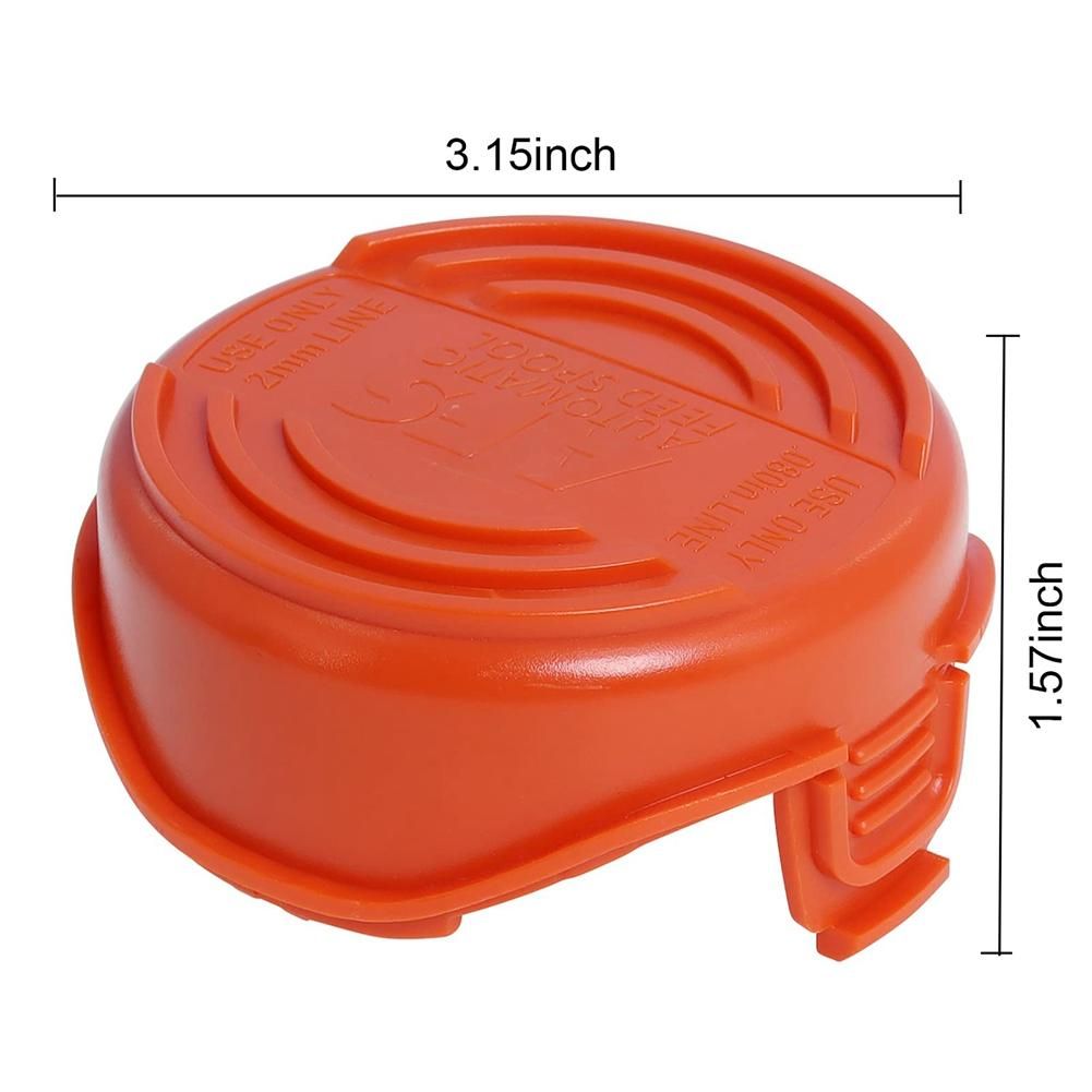 90583594 Replacement Spool Caps Assembly Compatible with for Black+Decker GH3000 String Trimmer(4 Pack)