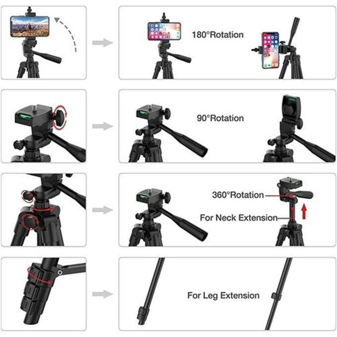 Selfie Ring Light RGB Ring Light Selfie with Tripod Ring, Selfie Remote Control