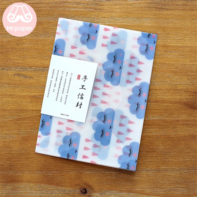 Mr Paper 3pcs/lot 8 Designs Sulfate Paper Envelope