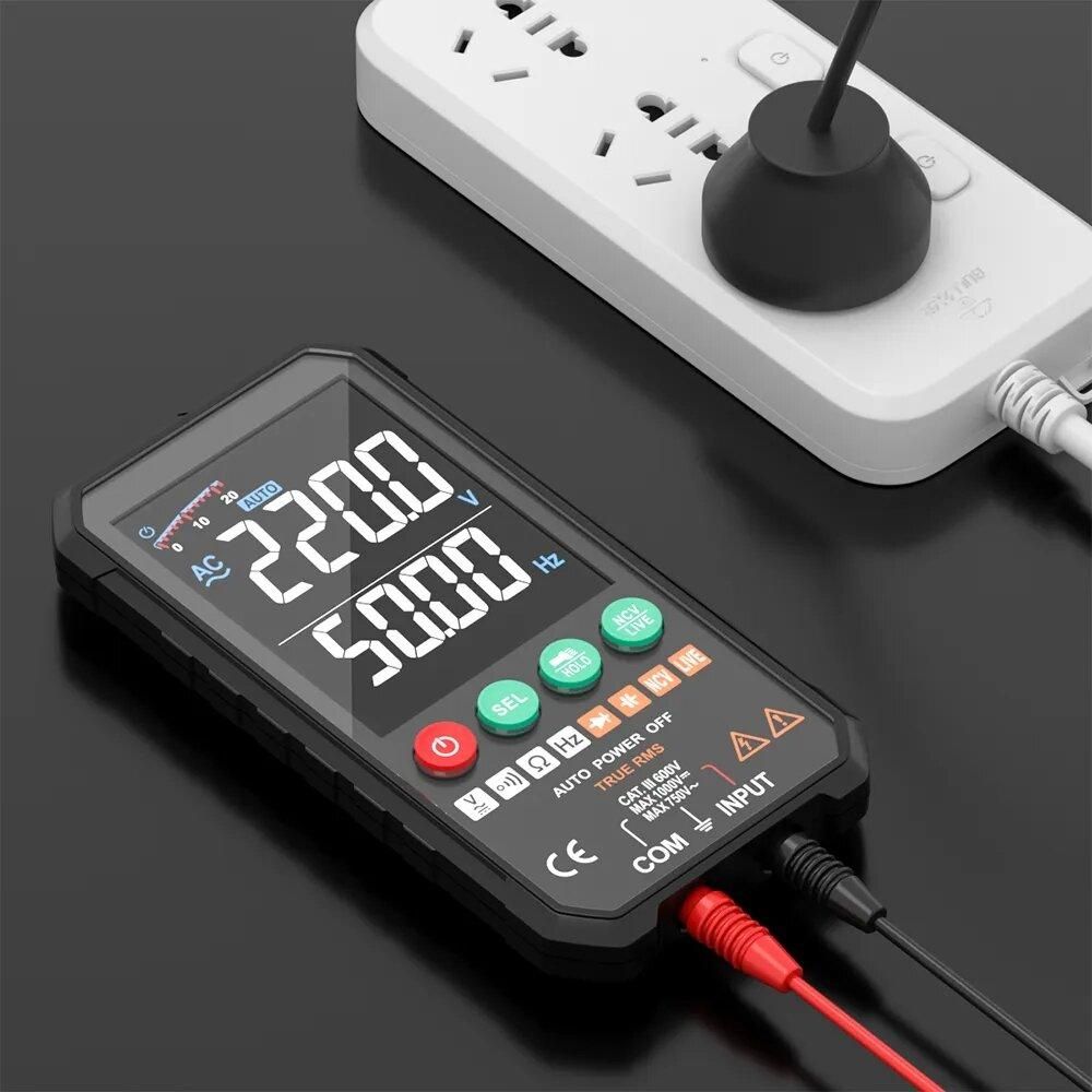 FUYI Professional 6000 Counts Digital Multimeter 1000V AC DC Voltage Meter Ohm Hz NCV Live  F Duty Multimetro FY107A FY107B FY107C