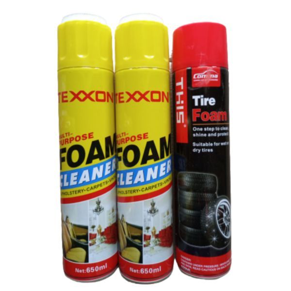 Multi-purpose Foam Cleaner X2pcs And Tire Polish
