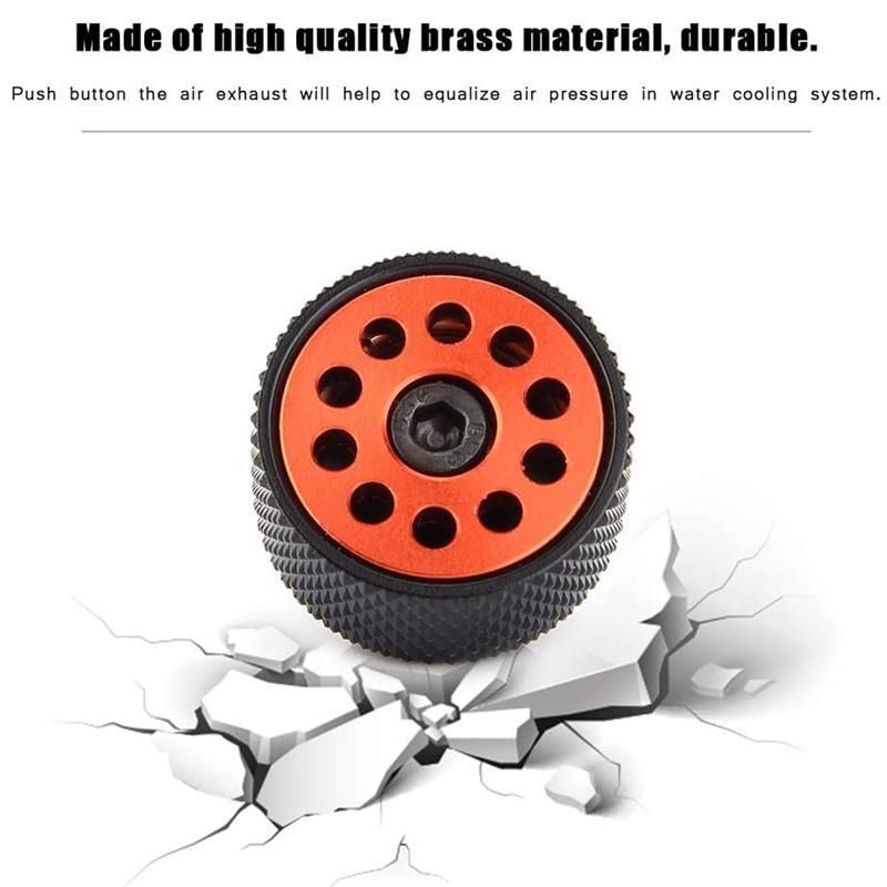 Computer Exhaust Plug,G1/4 Air Exhaust Plug Fitting for