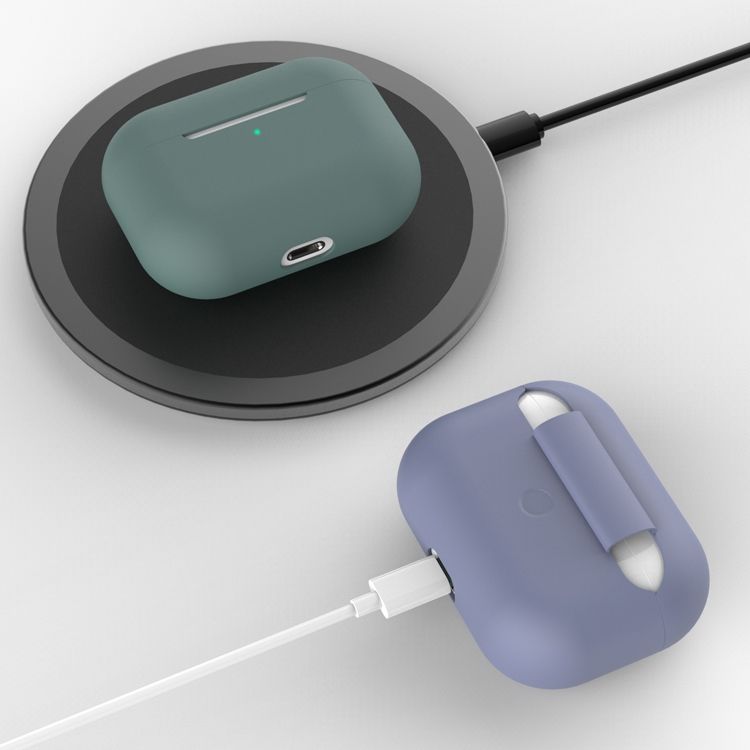 3 In 1 Silicone Earphone Case For AirPods Pro