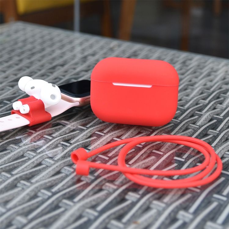 3 In 1 Silicone Earphone Case For AirPods Pro