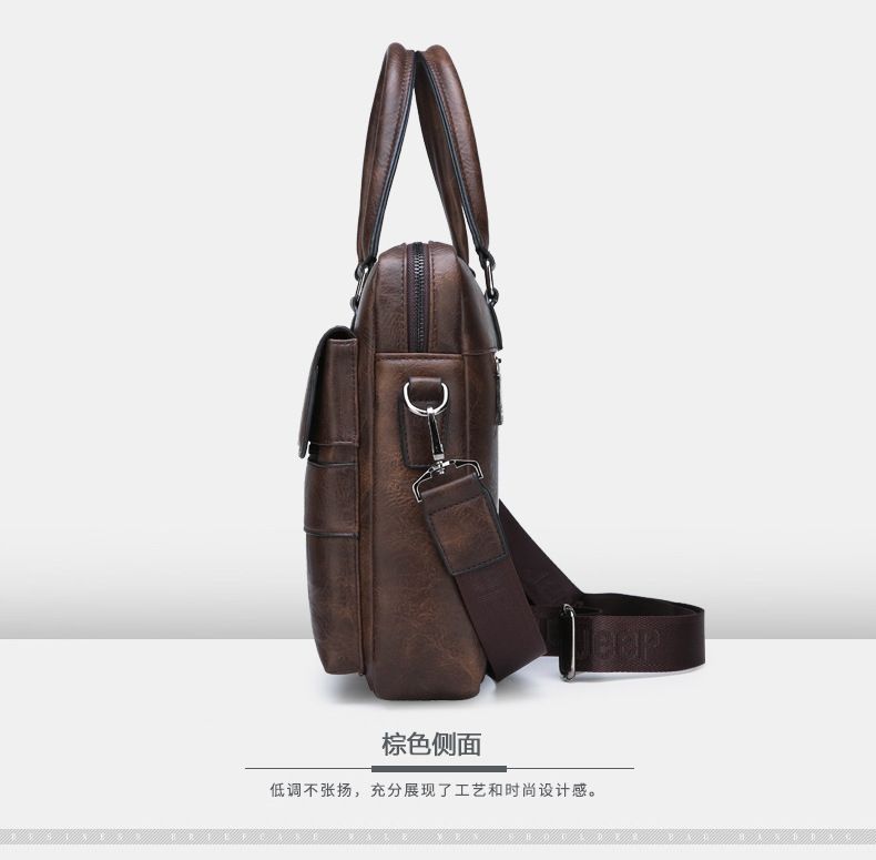 JEEP BULIO COFFEE BROWN HIGH QUALITY LAPTOP BAG