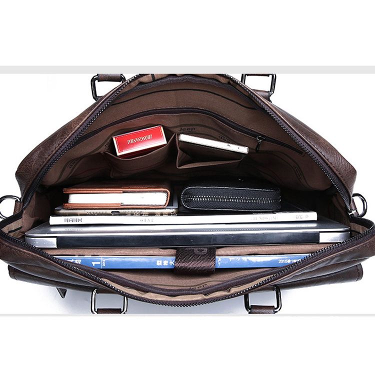 JEEP BULIO COFFEE BROWN HIGH QUALITY LAPTOP BAG