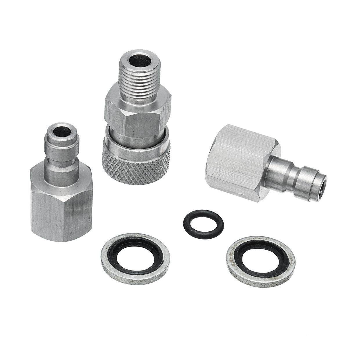 Stainless Steel 1/8BSPP Male Plug Quick Disconnect Release Coupler For Air G Un Filling
