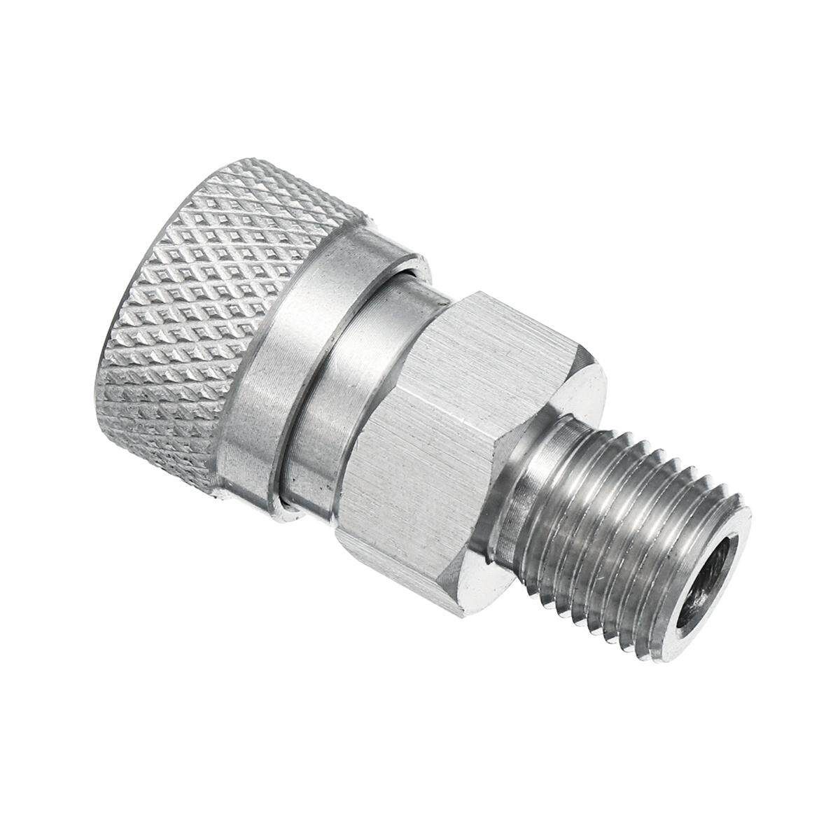 Stainless Steel 1/8BSPP Male Plug Quick Disconnect Release Coupler For Air G Un Filling