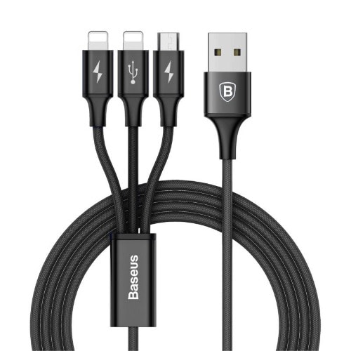 Rapid Series 3-in-1 3a 1.2m Cable