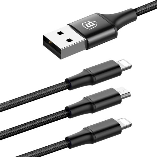 Rapid Series 3-in-1 3a 1.2m Cable