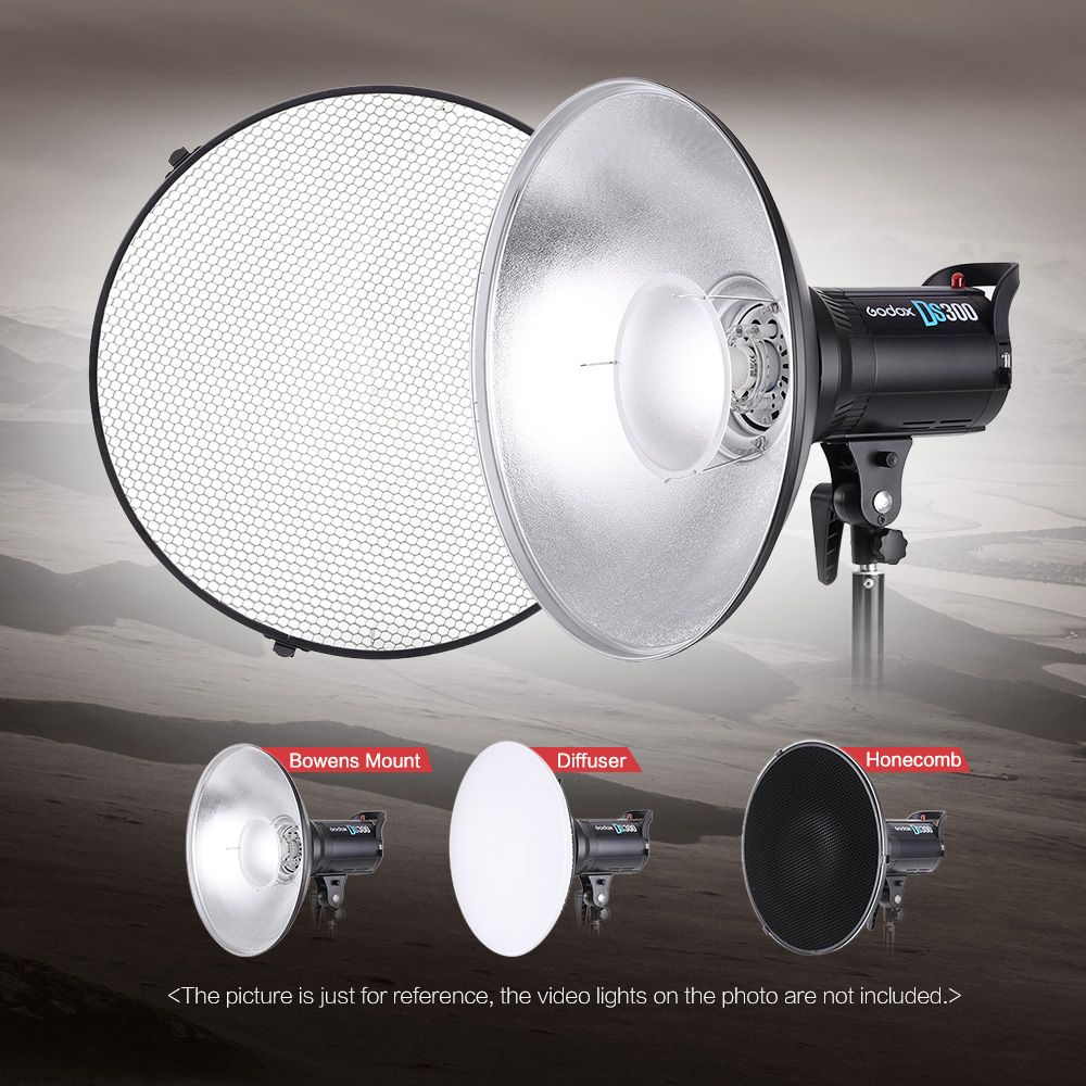 Studio Photography 41cm/16 Inch Speedlite Strobe Lighting