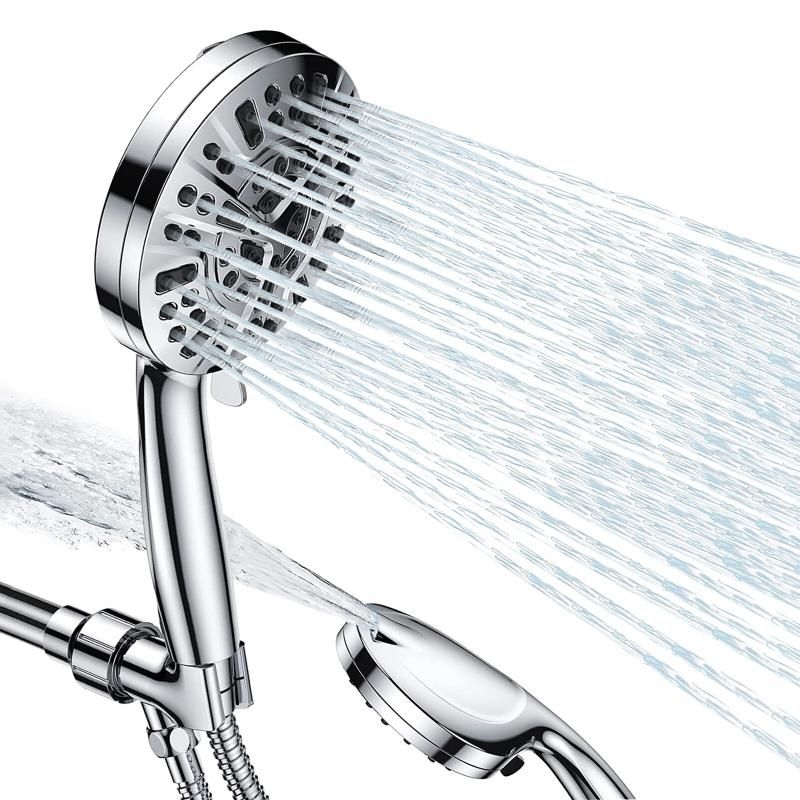 High Pressure Handheld Shower Head With Hose (Bracket)
