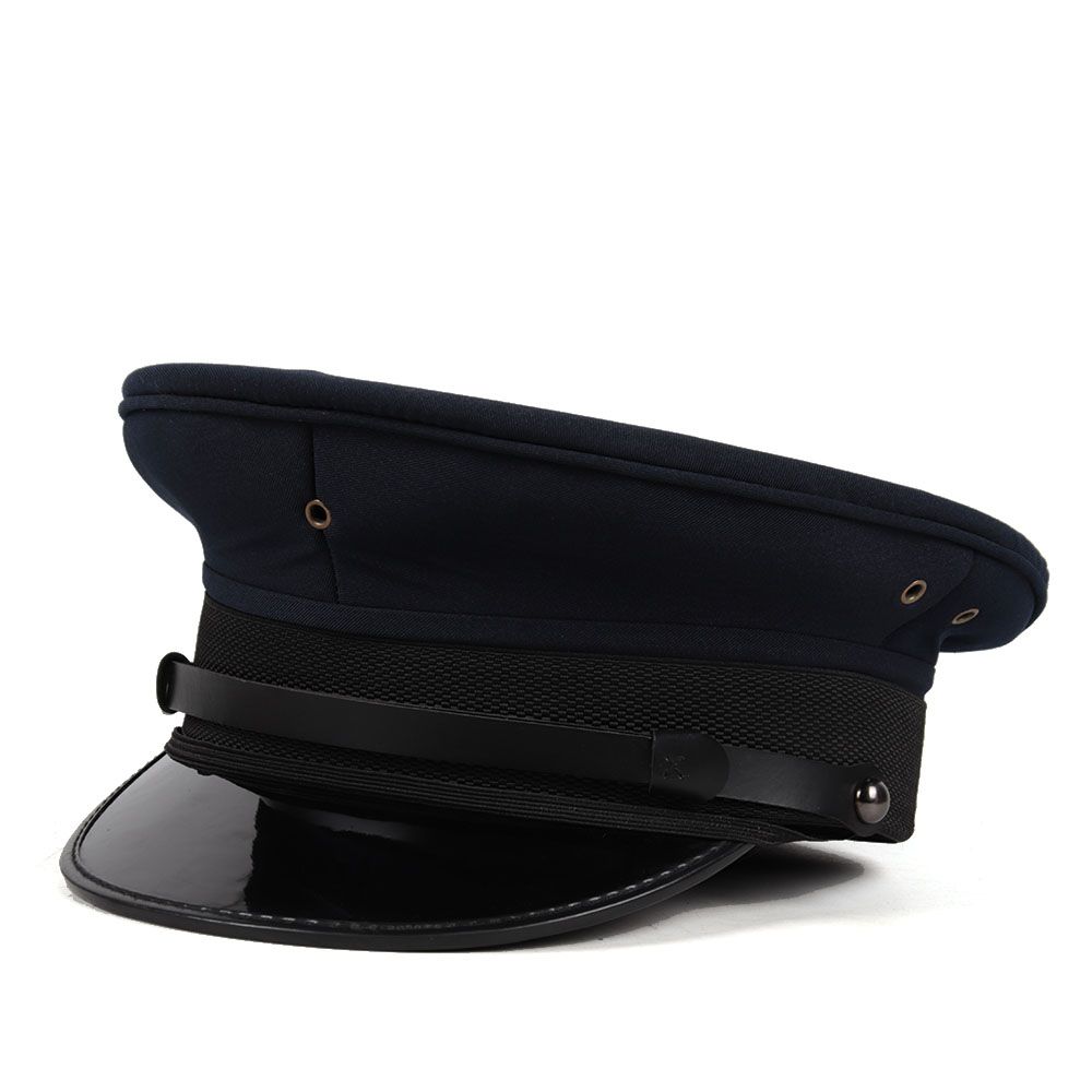 Women Men Ary Stlye Police Sergeant Hat Yacht Week Performance Captain Hat Festival Part Hat-Dark Blue