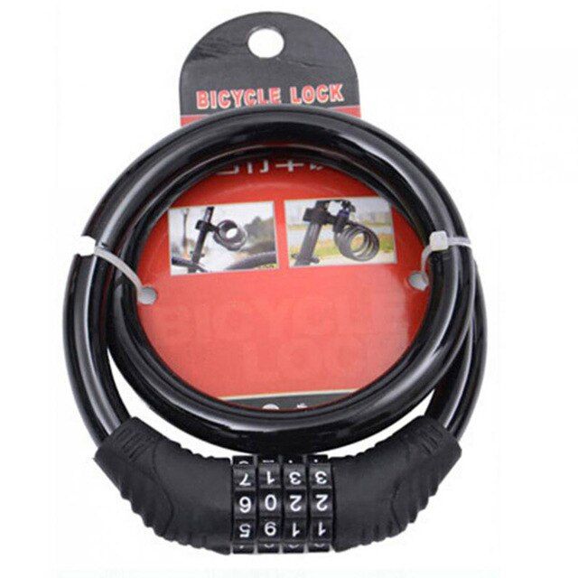 Bicycle Four-digit Password Lock Anti-theft Lock