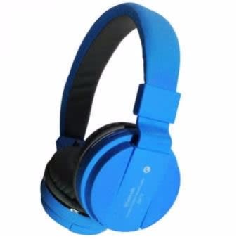Sports Sh12 Stereo Bluetooth Headset With Fm And Sd Slot - Blue