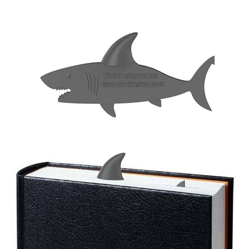 Novelty Shark Bookmark Page Marker Funny Books Mark Page