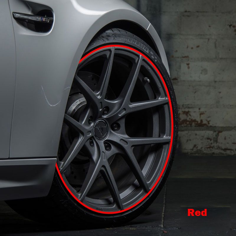 Protector Car Rim Hyundai Rubber Wheel Guard 8M Decals Hub Veloster Ring Strip Edge Tire For