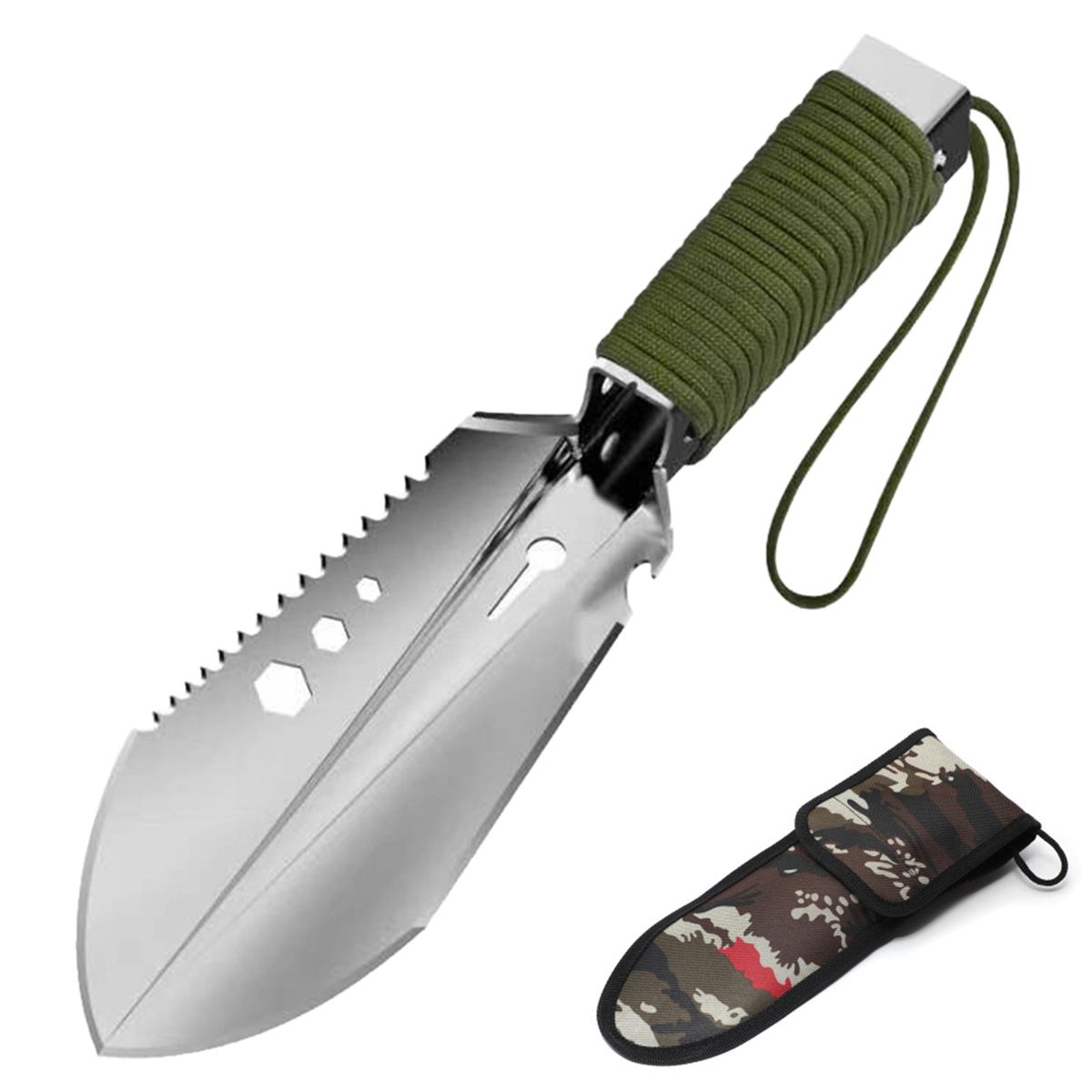 8 In 1 Multi-Tool Camping Shovel Outdoor Portable Hand