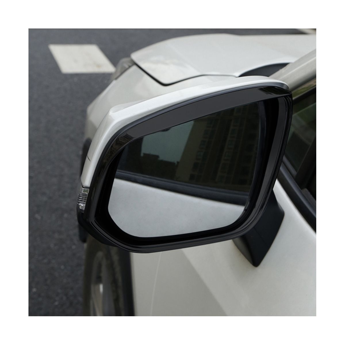 1Pair Car Rearview Mirror Rain Eyebrow Frame for Toyota Corolla CROSS 2022 2023 Side Mirror Rain Brow Decoration Cover